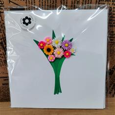 Flower Bouquet Greetings Card